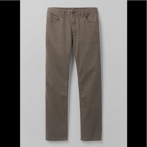 Prana Bridger Jean Men’s Slim Fit Pants 30x30 - Mud Dark Brown Color